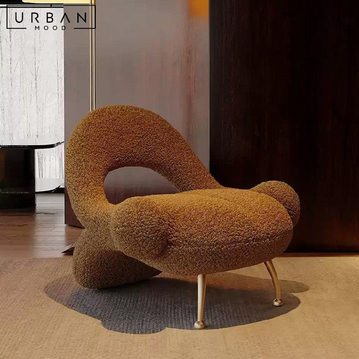 ALIYA Modern Boucle Lounge Chair