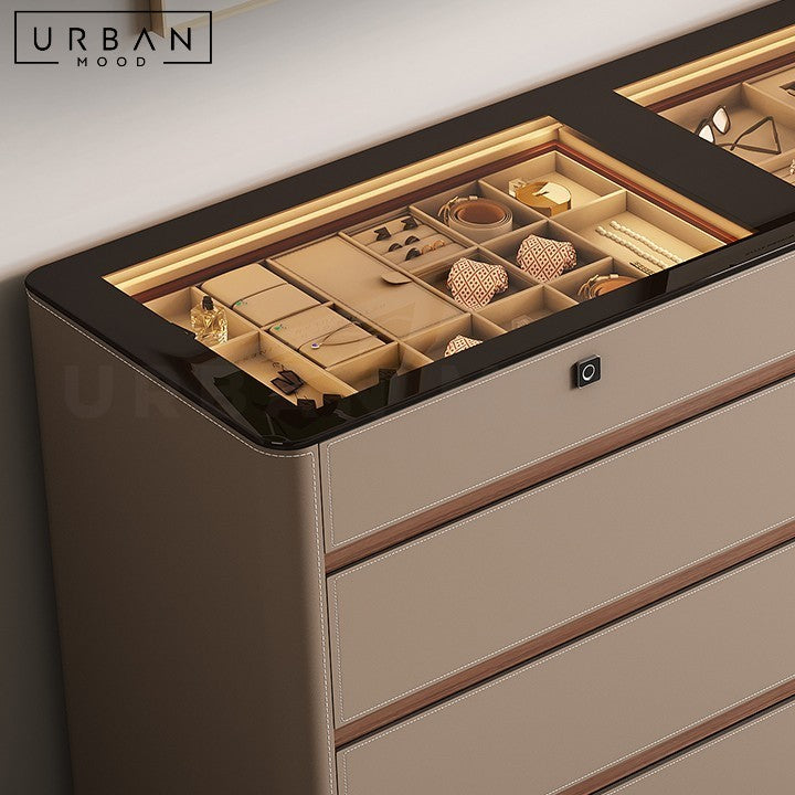 ADDISYN Modern Vanity Island / Chest of Drawers