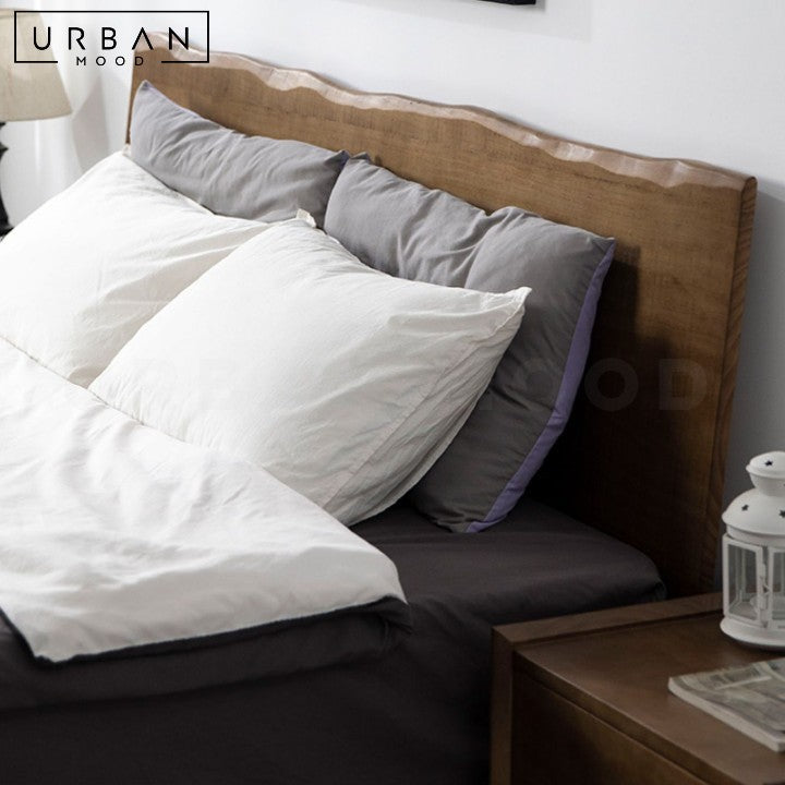 FRIKYA Rustic Solid Wood Bedframe