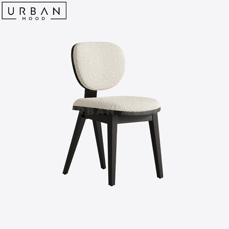 ALESA Modern Boucle Dining Chair