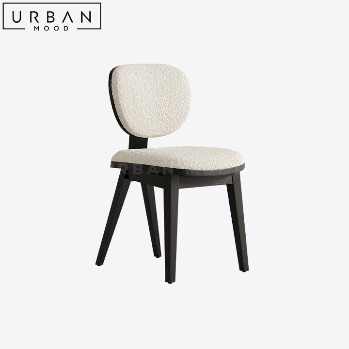ALESA Modern Boucle Dining Chair