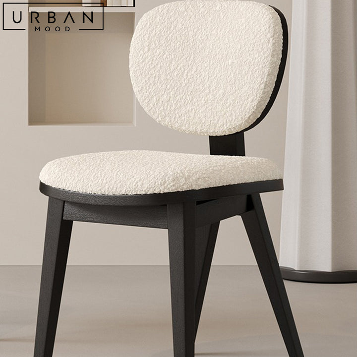 ALESA Modern Boucle Dining Chair