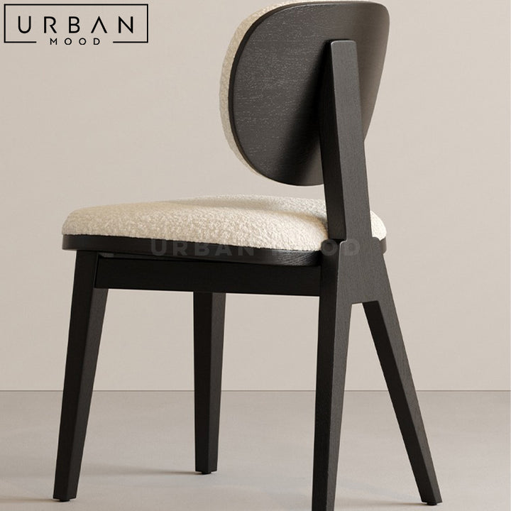 ALESA Modern Boucle Dining Chair