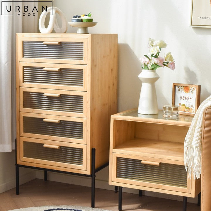 ALICIA Scandinavian Solid Wood Chest of Drawers