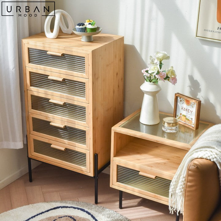 ALICIA Scandinavian Solid Wood Chest of Drawers