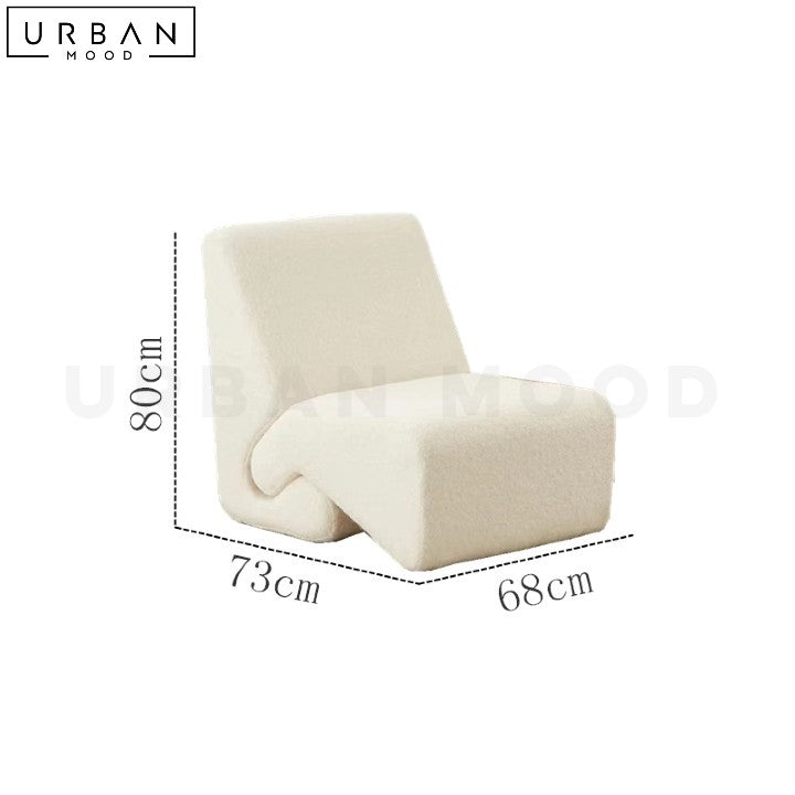 ANAM Modern Boucle Leisure Chair