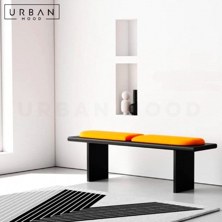 TUNEZ Modern Solid Wood Bench