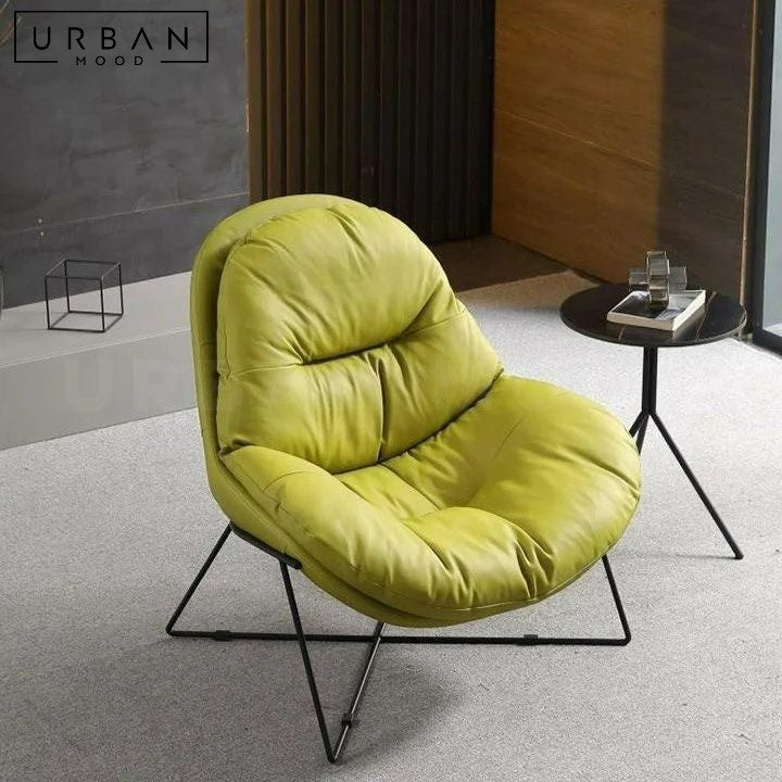 ARANGO Modern Leather Lounge Chair
