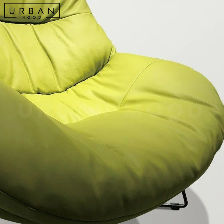 ARANGO Modern Leather Lounge Chair