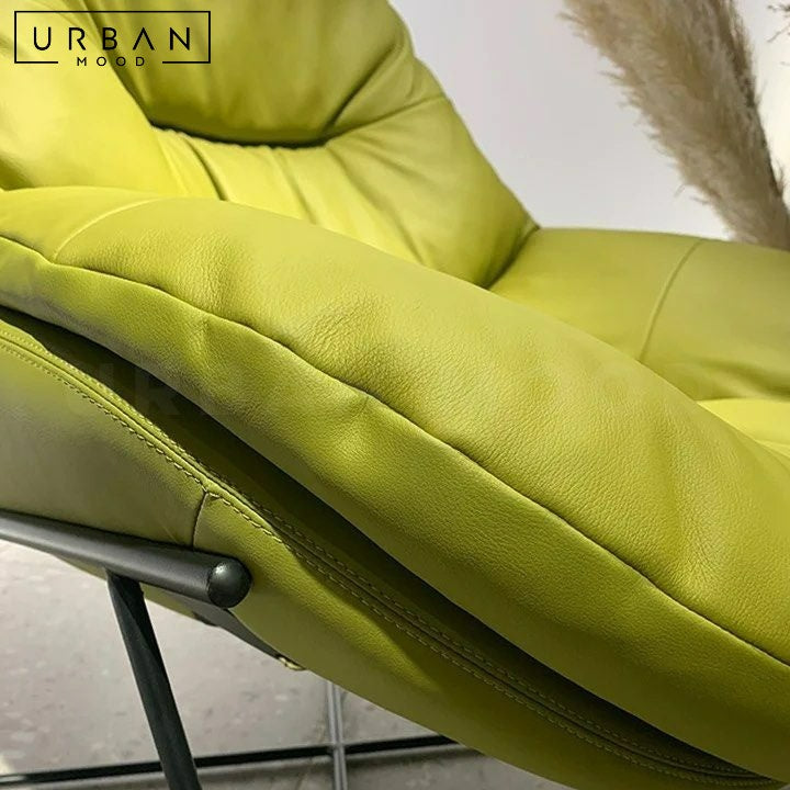 ARANGO Modern Leather Lounge Chair