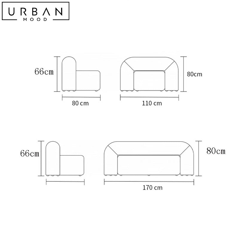 ATYA Modern Boucle Leisure Chair