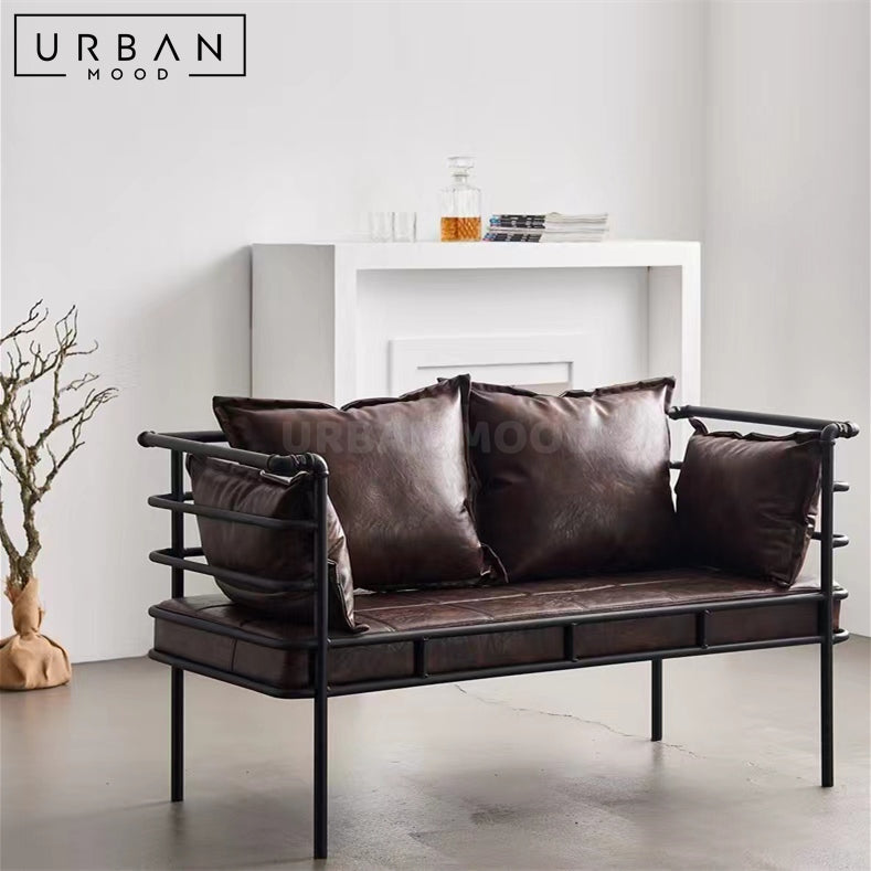 AVANT Industrial Leather Armchair