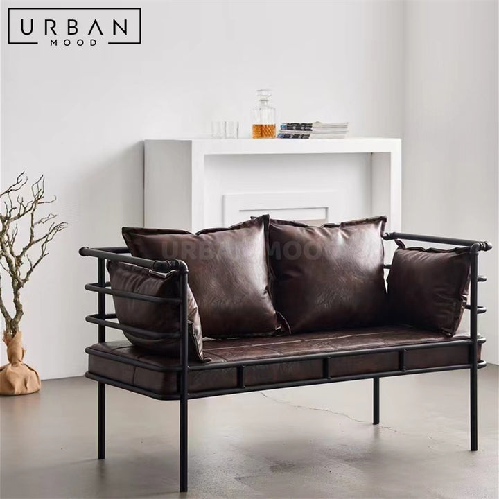 AVANT Industrial Leather Armchair