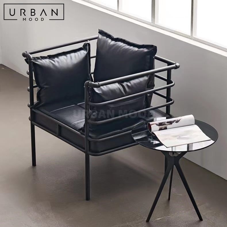 AVANT Industrial Leather Armchair