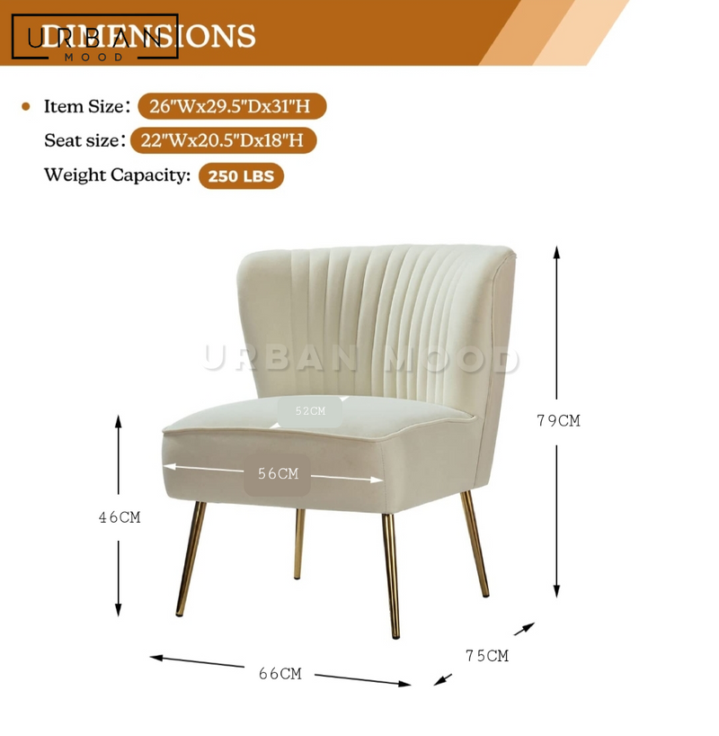 AEGIS Modern Velvet Leisure Chair