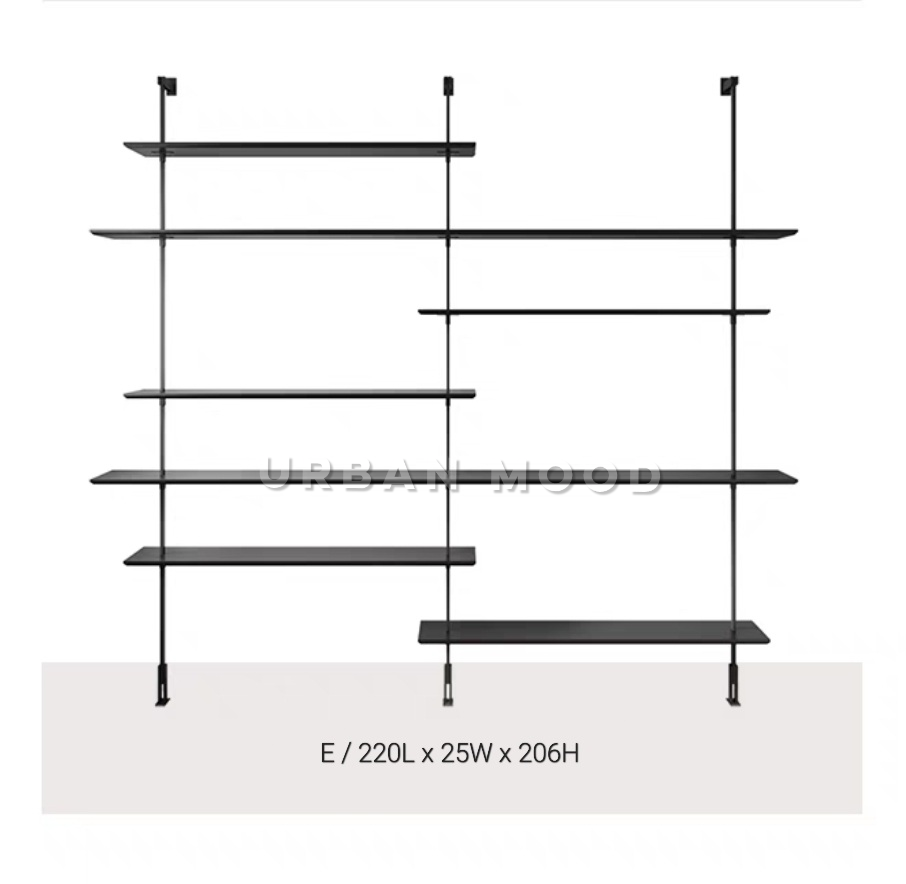 ARISTOTE Modern Solid Wood Shelf