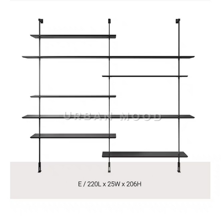 ARISTOTE Modern Solid Wood Shelf