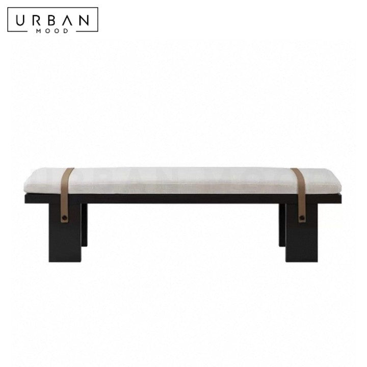 BIDDER Modern Fabric Dining Bench
