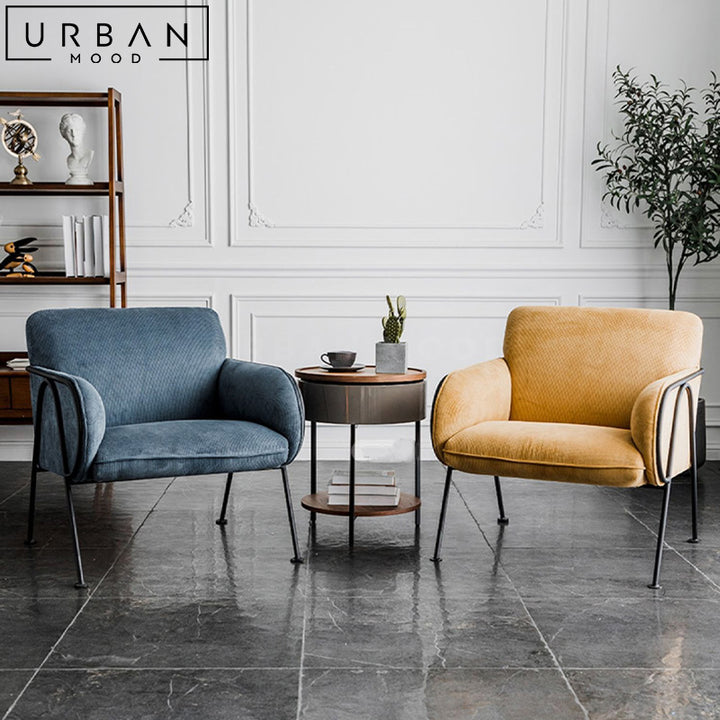 BARE Modern Velvet Leisure Chair