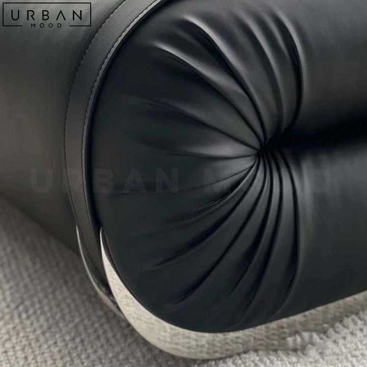 BEHRENS Modern Leather Leisure Chair
