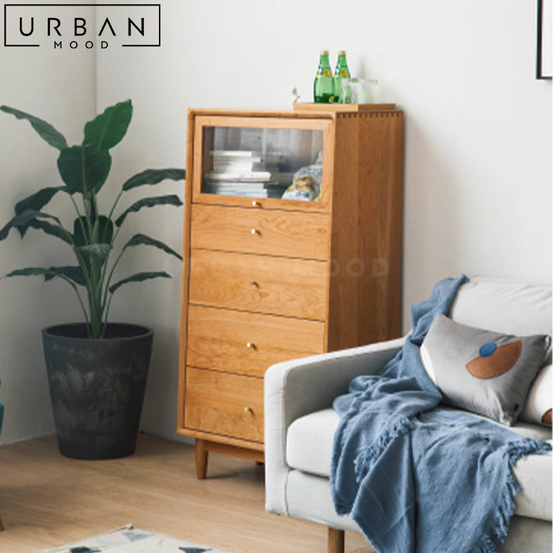 BIRNEY Japandi Side Cabinet