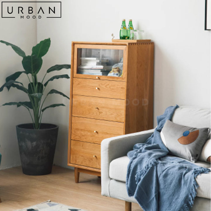 BIRNEY Japandi Side Cabinet