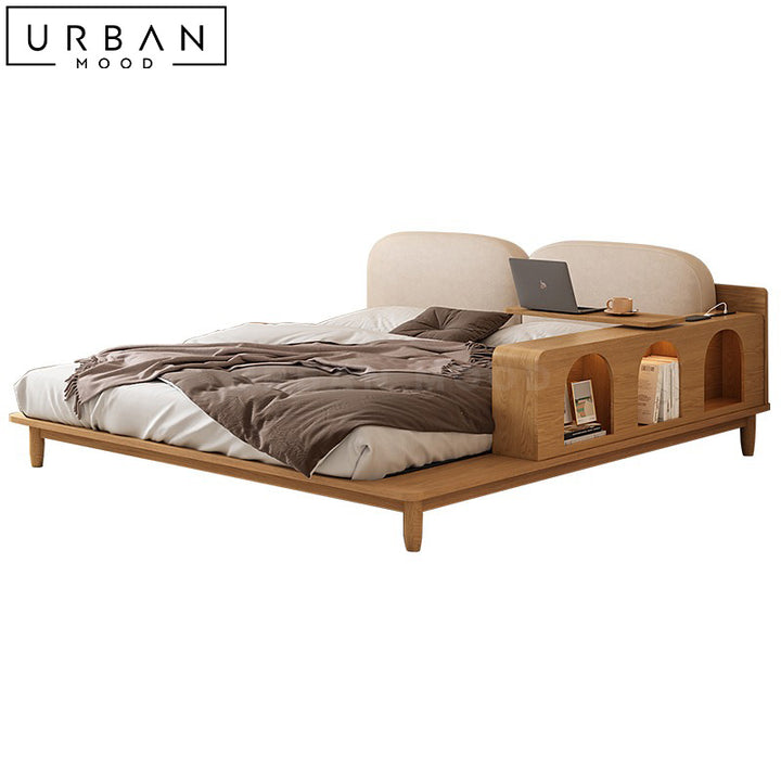 BRENNA Japandi Platform Bedframe