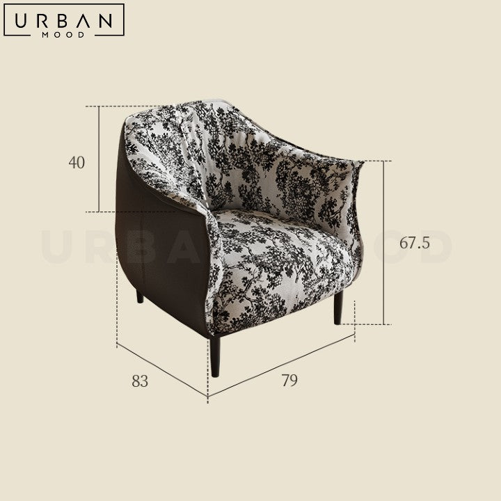 BREUER Vintage Fabric Leisure Chair