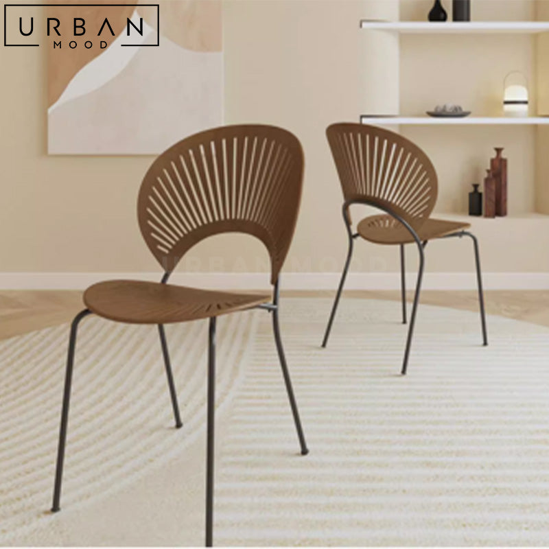 BURKE Japandi Sintered Stone Round Dining Table