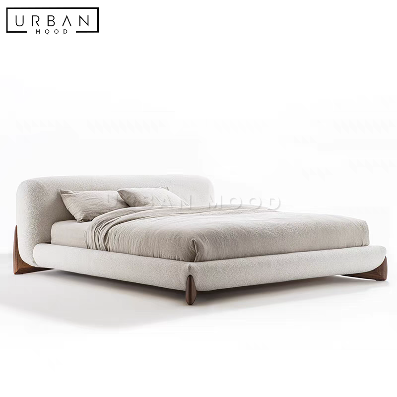 BOBBIT Modern Boucle Bedframe