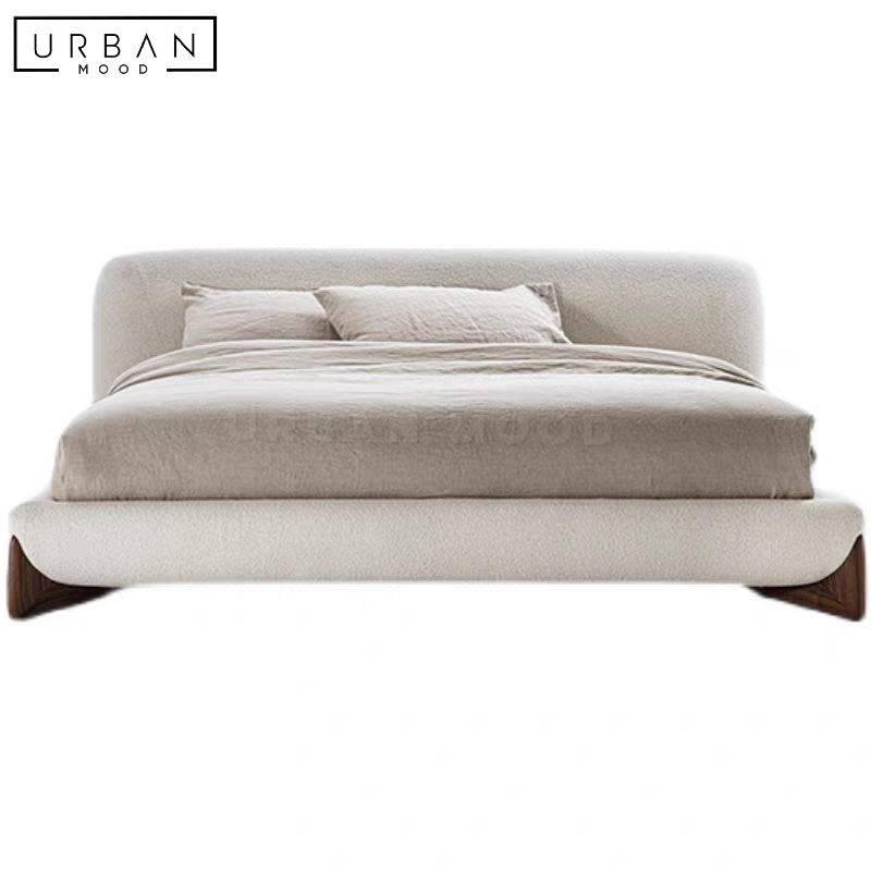 BOBBIT Modern Boucle Bedframe