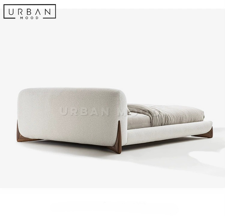 BOBBIT Modern Boucle Bedframe