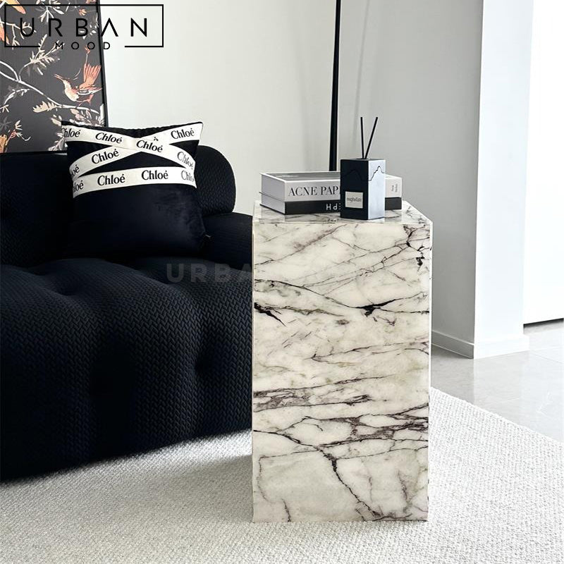 Modern marble side table hotsell