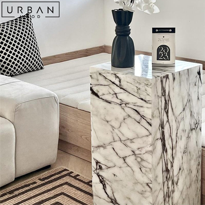 CAL Modern Marble Side Table