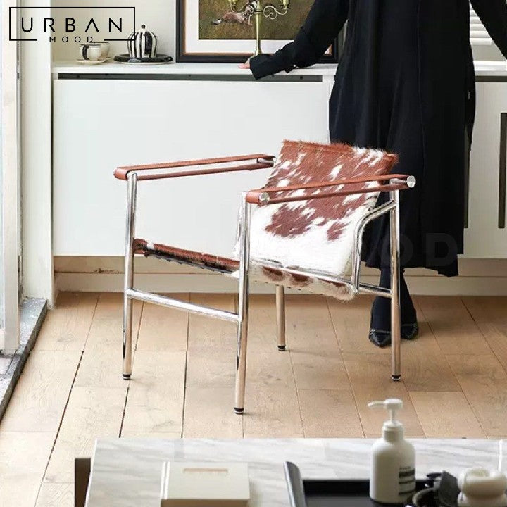 CARDONA Modern Leather Lounge Chair