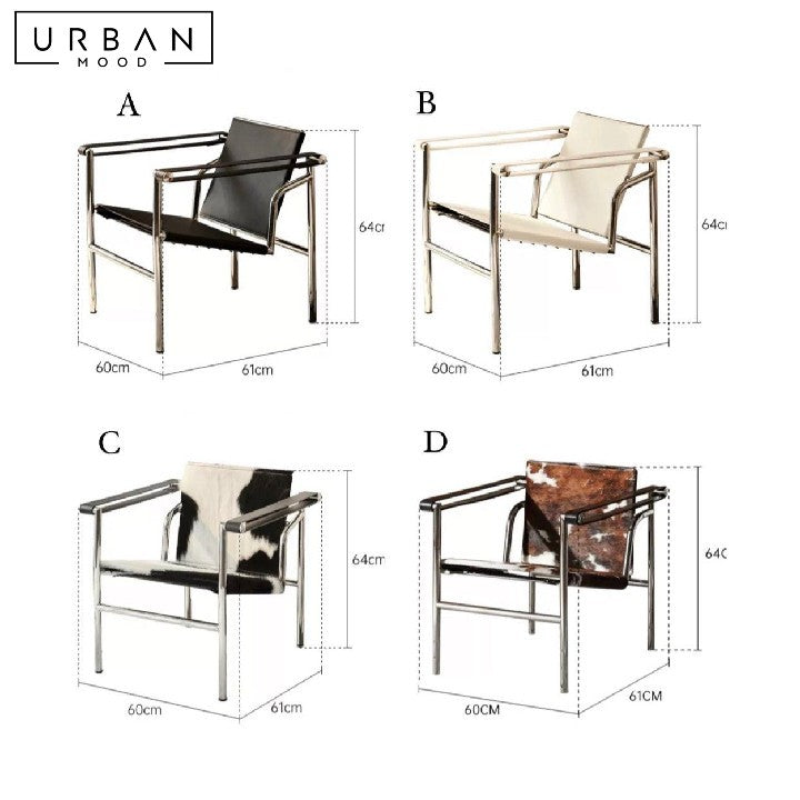 CARDONA Modern Leather Lounge Chair