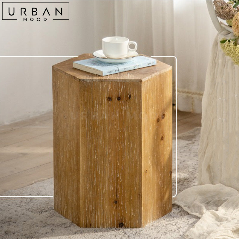 CARI Rustic Solid Wood Coffee Table