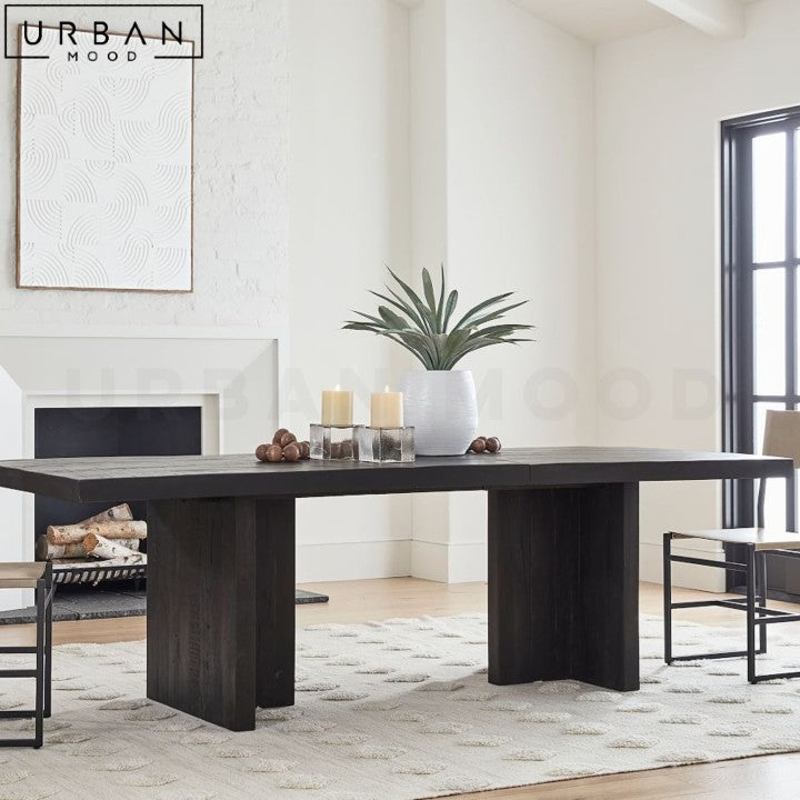 CARROLL Modern Solid Wood Dining Table – Urban Mood