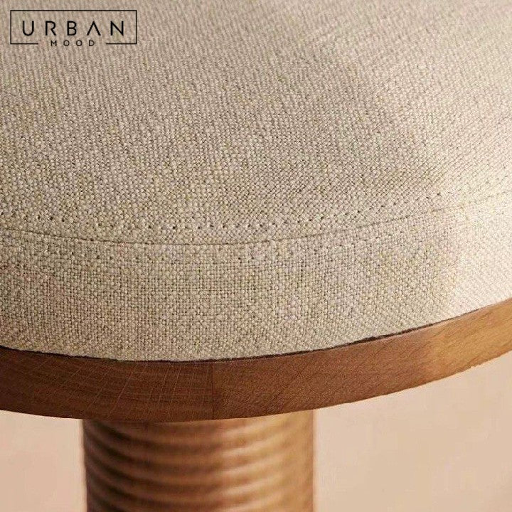 CASCO Vintage Solid Wood Bar Stool