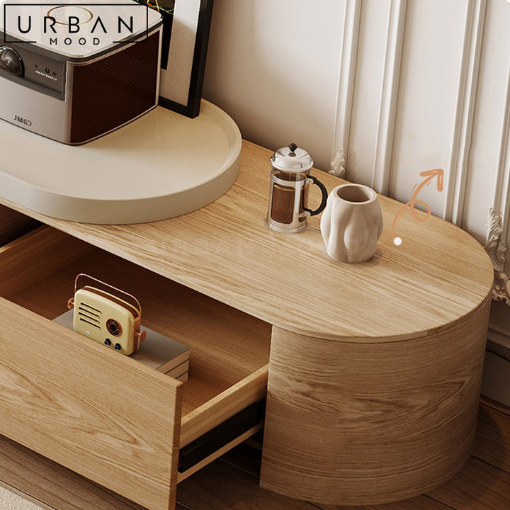 CATERI Japandi TV Console & Coffee Table