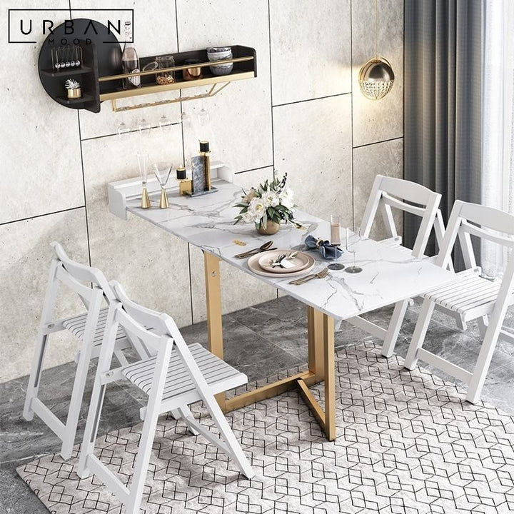 CELAN Modern Extendable Solid Wood Dining Table