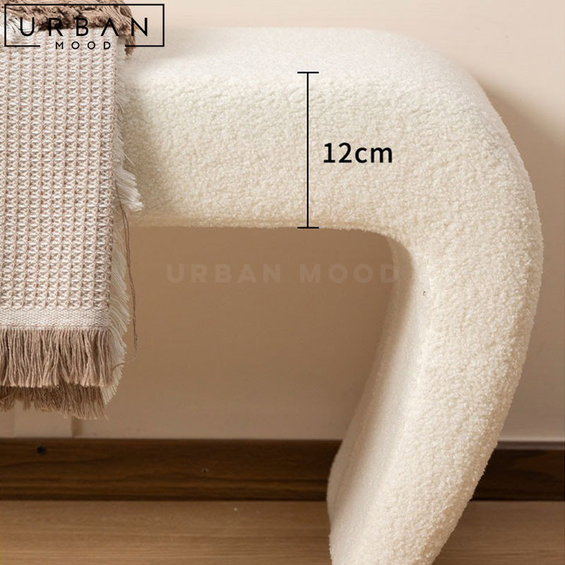 CELINE Modern Boucle Bench