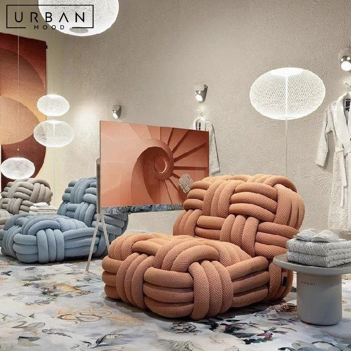 CELMIRA Modern Fabric Lounge Chair