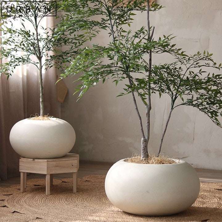 SRL.ROUNDTYPE PLANT POT-M カタチ製作所 CLARAN Japandi Planter – Urban Mood