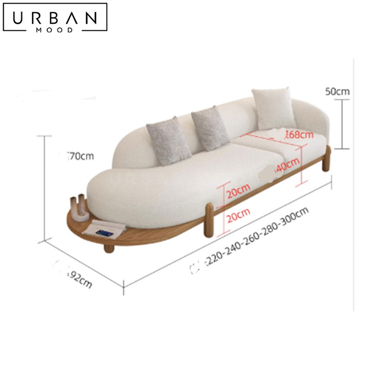 COEL Japandi Boucle Sofa