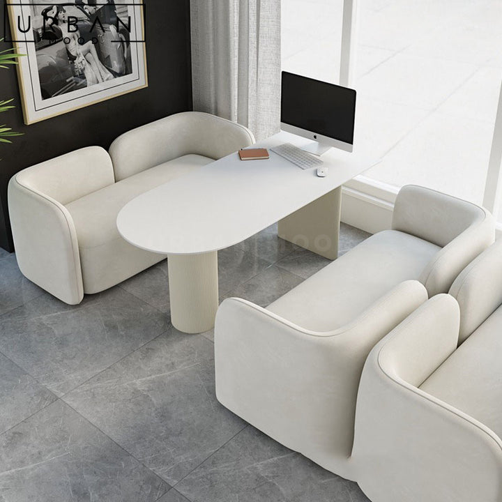 CRISTIN Modern Sintered Stone Dining Table & Bench