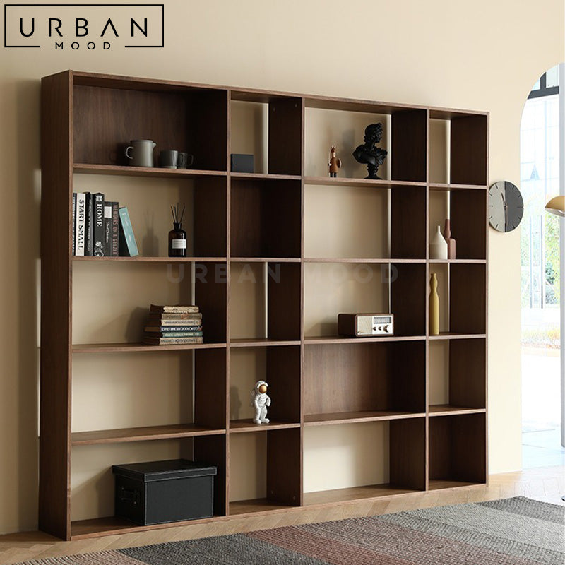 THIA Modern Solid Wood Display Shelf