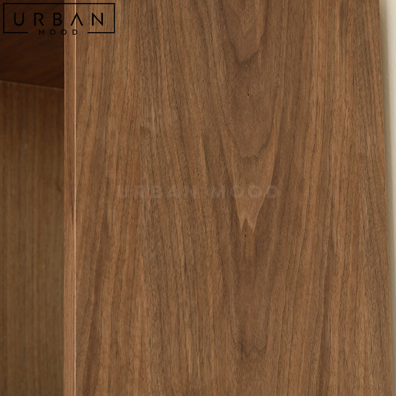 THIA Modern Solid Wood Display Shelf