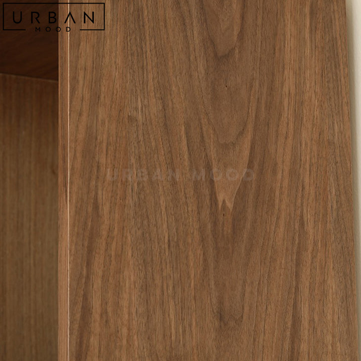 THIA Modern Solid Wood Display Shelf