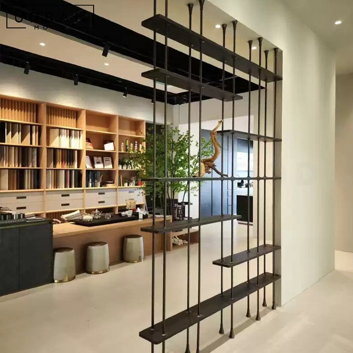 CUEVAS Modern Solid Wood Display Shelf